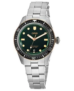 推荐Oris Divers Sixty-Five Green Dial Stainless Steel Men's Watch 01 733 7707 4357-07 8 20 18商品