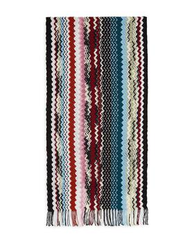Missoni | Striped Fringe Wool Scarf商品图片,独家减免邮费