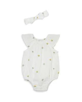 Little Me | Girls' Ditsy Floral Cotton Bubble One Piece with Headband - Baby,商家Bloomingdale's,价格¥210