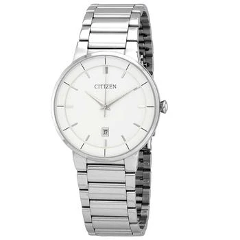 Citizen | Quartz White Dial Stainless Steel Men's Watch BI5010-59A 5.1折, 满$75减$5, 满减
