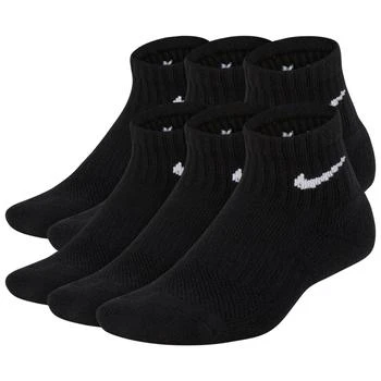NIKE | Nike 6 Pack Cushioned Quarter Socks - Boys' Grade School,商家Champs Sports,价格¥168