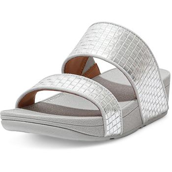 FitFlop | Fitflop Womens Olive Leather L Wedge Sandals商品图片,6.5折