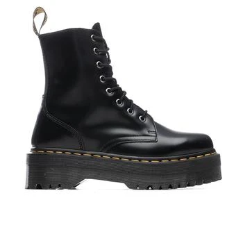 推荐Women's Jadon Smooth Leather Platform Boots - Black商品