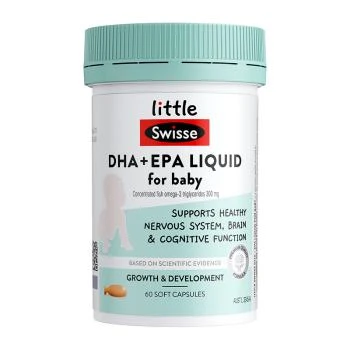 推荐Swisse婴幼儿DHA+EPA鱼油软胶囊60粒商品