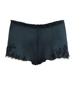 推荐Silk Lace-Trimmed Shorts商品