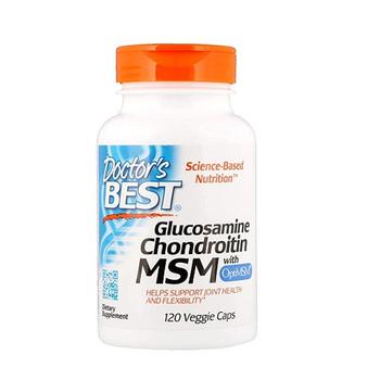 商品Doctors Best Vitamins | Doctors Best Glucosamine Chondroitin MSM with Optimsm Capsules, 120 Ea,商家MyOTCStore,价格¥149图片