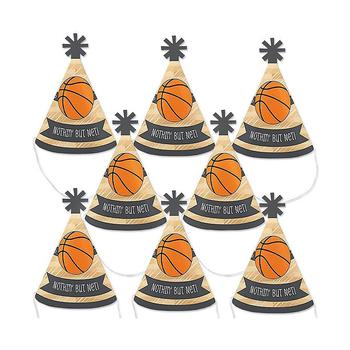 推荐Nothin' but Net - Basketball - Mini Cone Baby Shower or Birthday Party Hats - Small Little Party Hats - Set of 8商品