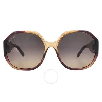 Salvatore Ferragamo | Ladies Red Oval Sunglasses SF943S 1.9折, 满$200减$10, 满减