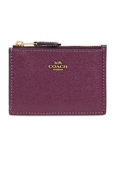 Coach | Coach Logo Plaque Zipped Cardholder商品图片,7.6折