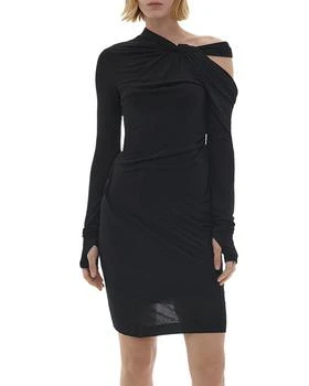 Helmut Lang | Twisted Cold Shoulder Dress 