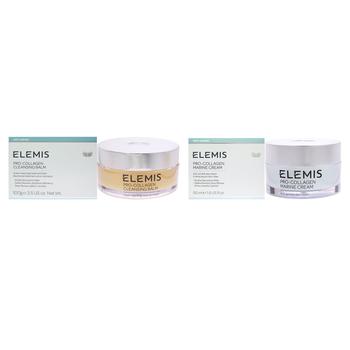 product Pro-Collagen Marine Cream and Cleansing Balm Kit by Elemis for Unisex - 2 Pc Kit 1.7oz Cream, 3.5oz Cleanser image