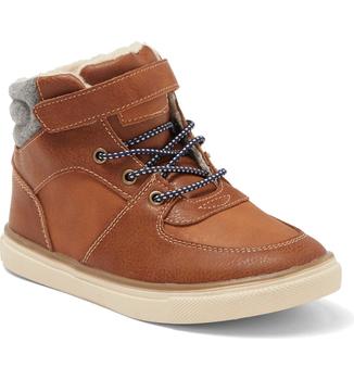 推荐Kids' Jad Cozy Faux Shearling Lined High Top Sneaker商品