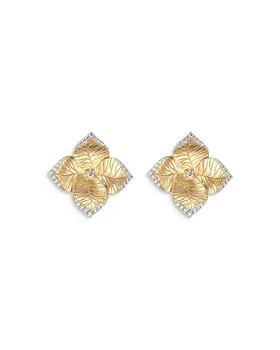 Piranesi | 18K Yellow Gold Large Oro Fiore Earrings with Diamonds, 0.42 ct. t.w.,商家Bloomingdale's,价格¥28413