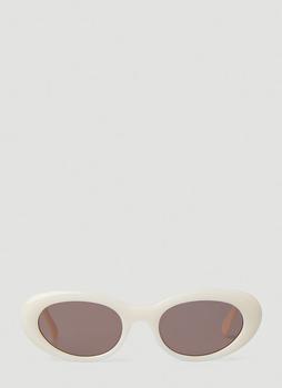 墨镜gm怎么选, GENTLE MONSTER | Le-01 Sunglasses in Cream商品图片 