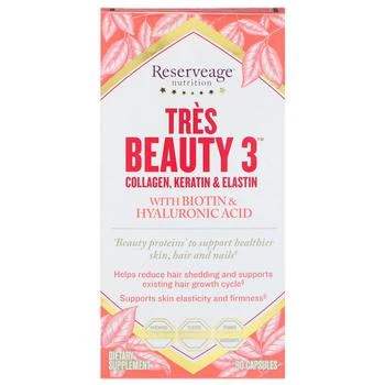 ReserveAge Nutrition | Tres Beauty 3, Capsules,商家Walgreens,价格¥396