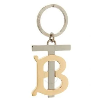 Burberry | Gold/Palladio TB Monogram Metal Keyring,商家Jomashop,价格¥738