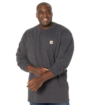 美国卡哈特, Carhartt | Big & Tall Workwear Pocket L/S Tee商品图片 