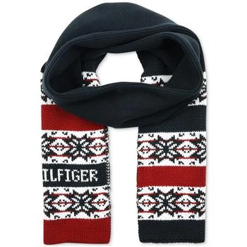 Tommy Hilfiger | Men's Snowflake Fair Isle Scarf 5.8折, 独家减免邮费