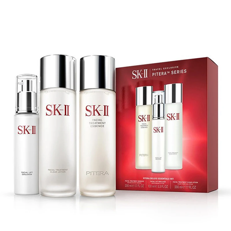 SK-II | SK-II 多方位套装保湿修护套组 补充水份调理平衡神仙水清莹露乳液三件套【香港直邮】,商家BLANKSPACE,价格¥1463