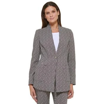 Tommy Hilfiger | Women's Printed One-Button Blazer 