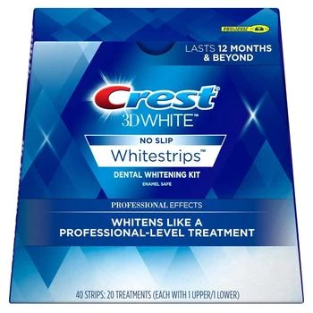 Crest | Crest 3D White Whitestrips Professional Effects, 40 count,商家Amazon US selection,价格¥239