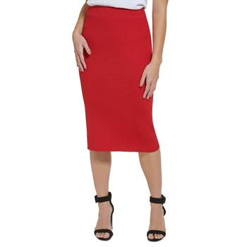 Calvin Klein | Women's Metallic Sweater Skirt商品图片,5折×额外8折, 额外八折