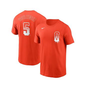 迈克达威评价, NIKE | Men's Mike Yastrzemski Orange San Francisco Giants 2021 City Connect Name and Number T-shirt商品图片 