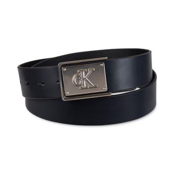 Calvin Klein | Men's CK Plate Plaque Belt商品图片,5折