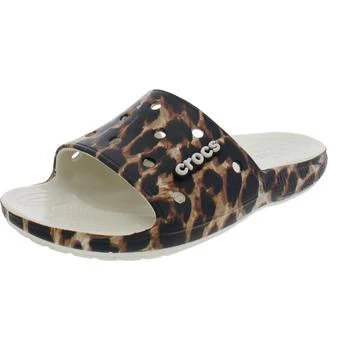 推荐Crocs Animal Remix Perforated Cushioned Footbed Slide Sandals商品