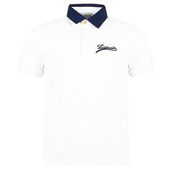 浪凡, Lanvin | White Short Sleeve Polo Shirt商品图片 4折×额外9折, 额外九折