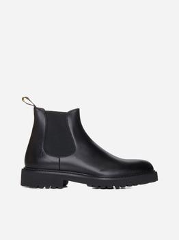 DOUCAL'S | Leather Chelsea boots商品图片,额外8折, 额外八折