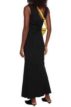 Theory | Voyage draped stretch-crepe maxi dress商品图片,4.6折