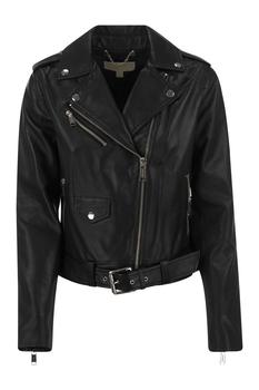 Michael Kors | MICHAEL KORS Leather Biker Jacket商品图片,5.7折×额外9折, 额外九折