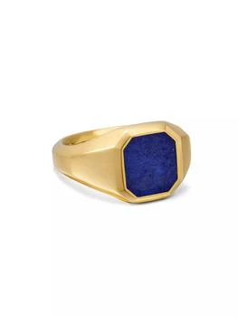 David Yurman | Streamline Signet Ring in 18K Yellow Gold,商家Saks Fifth Avenue,价格¥27975