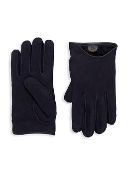 商品Isaia | Dayton Suede & Shearling Gloves,商家Saks Fifth Avenue,价格¥6419图片