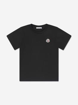 商品Moncler | Kids Logo T-Shirt in Black,商家Childsplay Clothing,价格¥831图片