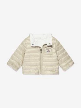 Moncler | Baby Down Padded Baigal Jacket in Beige,商家Childsplay Clothing,价格¥2808