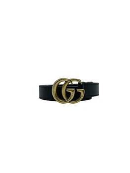 Gucci | Gg Marmont Slim Belt Black,商家The List,价格¥2365