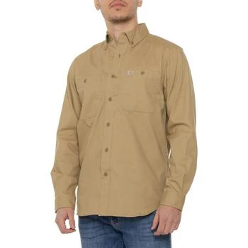 Carhartt | Carhartt 102538 Big and Tall Rugged Professional Series Relaxed Fit Canvas Shirt - Long Sleeve,商家SIERRA,价格¥179