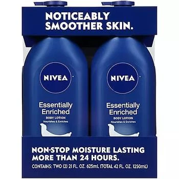 推荐NIVEA Essentially Enriched Body Lotion (21 fl. oz., 2 pk.)商品