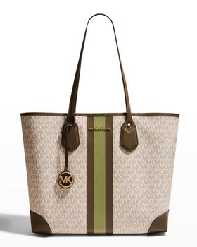 michael kors tote托特包, Michael Kors | Eva Large Monogram Shopper Tote Bag商品图片 4.4折
