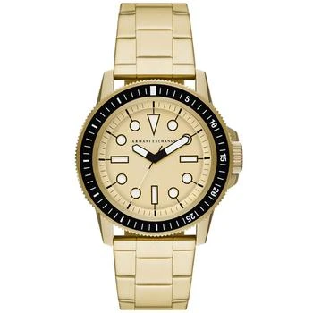 Armani Exchange | Classic Quartz Gold Dial Men's Watch AX1854 7.7折, 满$200减$10, 独家减免邮费, 满减