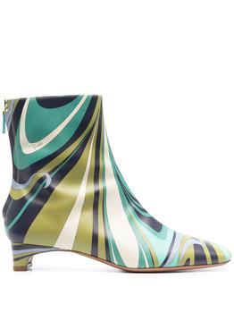 product abstract-print 35mm ankle boots - women image