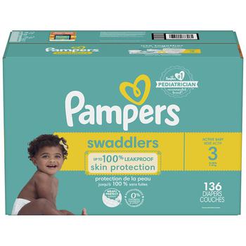 商品Pampers Swaddlers | Active Baby Diaper,商家Walgreens,价格¥376图片