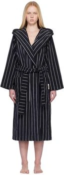 Tekla | Black & White Terry Hooded Bathrobe,商家SSENSE HK,价格¥1417