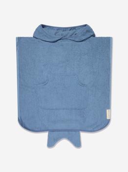 商品Sunnylife | Kids Shark Tribe Hooded Beach Towel in Blue,商家Childsplay Clothing,价格¥377图片
