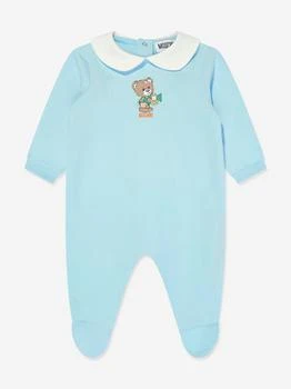 Moschino | Baby Boys Bear Babygrow in Blue,商家Childsplay Clothing,价格¥873