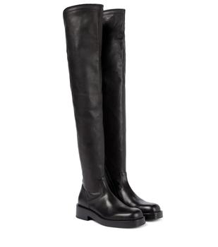 product Leather over-the-knee boots image