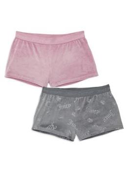 Juicy Couture | 2-Pack Logo Sleep Shorts商品图片,4.7折
