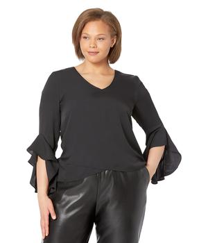 Vince Camuto, Vince Camuto | Flutter Sleeve V-Neck Tunic商品图片 4.3折